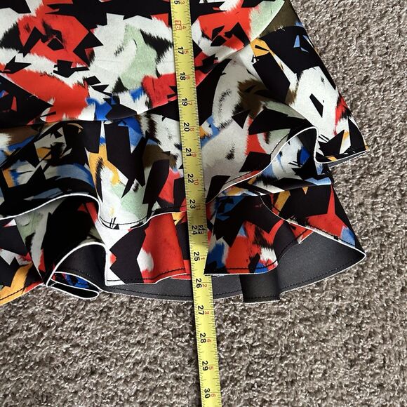 PINKO Italian Designer Strapless Print Cocktail Party Dress Made In Italy US 8 - Picture 8 of 12